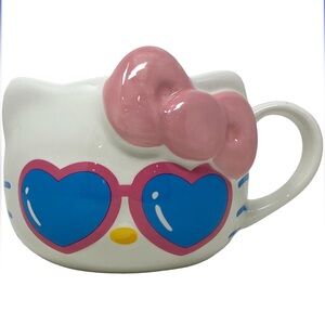 Hello Kitty Ceramic Mug with Pink and Blue Accents